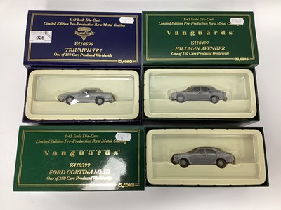 Lot 925 - Three Corgi Vanguards 1:43rd scale limited...