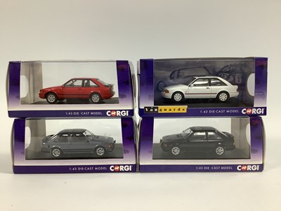Lot 653 - Four Corgi Vanguards 1:43rd scale diecast...