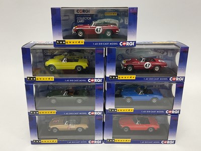 Lot 697 - Seven Corgi Vanguards 1:43rd scale diecast...
