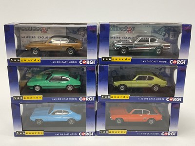 Lot 531 - Six Corgi Vanguards 1:43rd scale diecast...