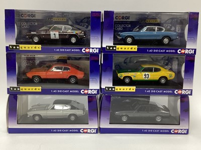 Lot 858 - Six Corgi Vanguards 1:43rd scale diecast...