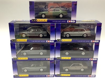 Lot 729 - Seven Corgi Vanguards 1:43rd scale diecast...
