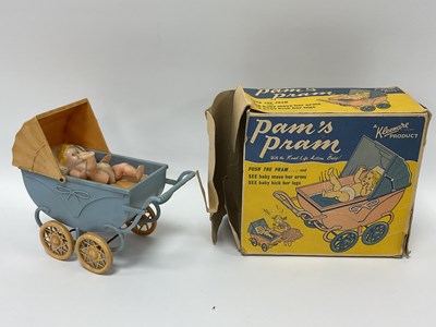 Lot 917 - 1950s/1960s Plastic Toy Pram with 'Moving'...
