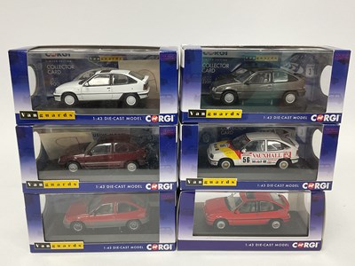 Lot 696 - Six Corgi Vanguards 1:43rd scale diecast model...