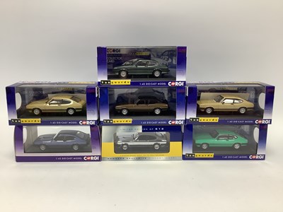 Lot 808 - Seven Corgi Vanguards 1:43rd scale diecast...