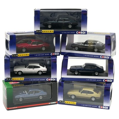 Lot 768 - Seven Corgi Vanguards 1:43rd scale diecast...