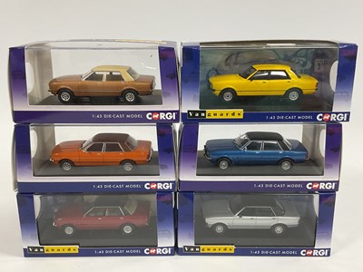 Lot 795 - Six Corgi Vanguards 1:43rd scale diecast model...
