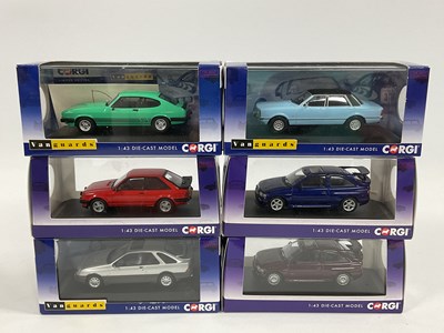 Lot 790 - Six Corgi Vanguards diecast model cars. All...