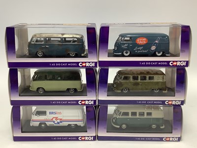 Lot 726 - Six Corgi Vanguards 1:43rd scale diecast model...