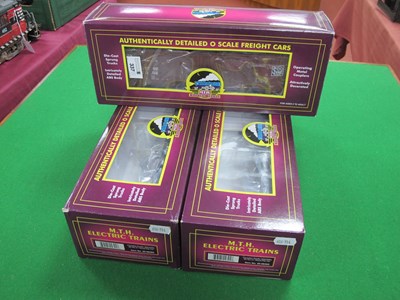 Lot 337 - Three M.T.H "O" Gauge/7mm Boxed Items of U.S.A...