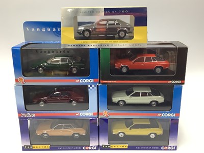 Lot 720 - Seven Corgi Vanguards 1:43rd scale diecast...