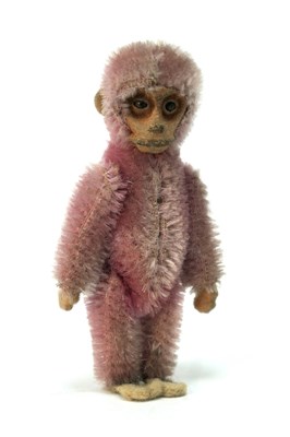 Lot 982 - A 1920s/1930s Schuco 'Pink' Jointed Monkey,...