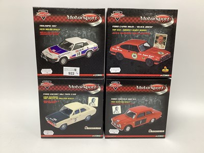 Lot 922 - Four Corgi 1:43rd scale diecast model...