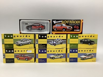 Lot 805 - Seven Corgi 1:43rd scale diecast model Ford...