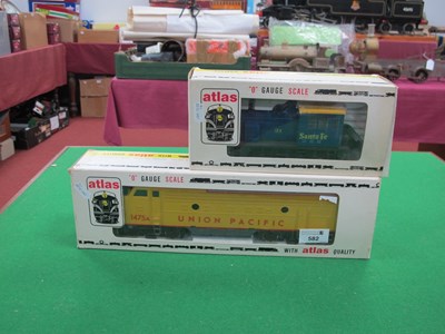 Lot 582 - Two Atlas "O" Gauge/7mm Boxed U.S.A Outline...