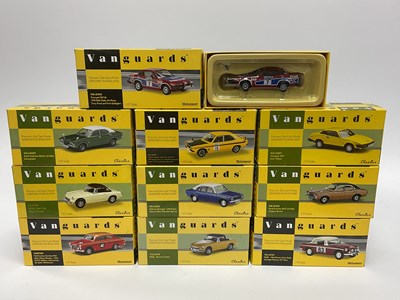 Lot 703 - Ten Hornby/Corgi Vanguards 1:43rd scale...