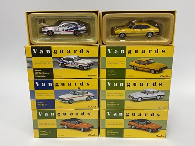 Lot 708 - Six Corgi Vanguards 1:43rd scale diecast model...