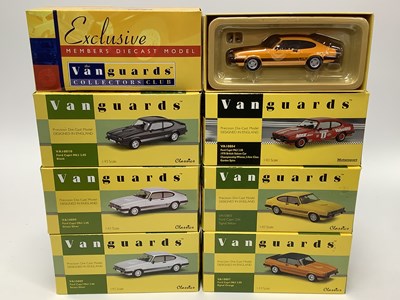 Lot 718 - Seven Corgi Vanguards 1:43rd scale diecast...