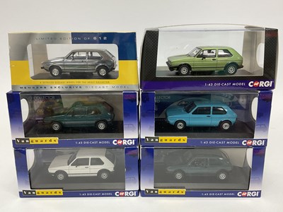 Lot 704 - Six Corgi Vanguards 1:43rd scale diecast model...