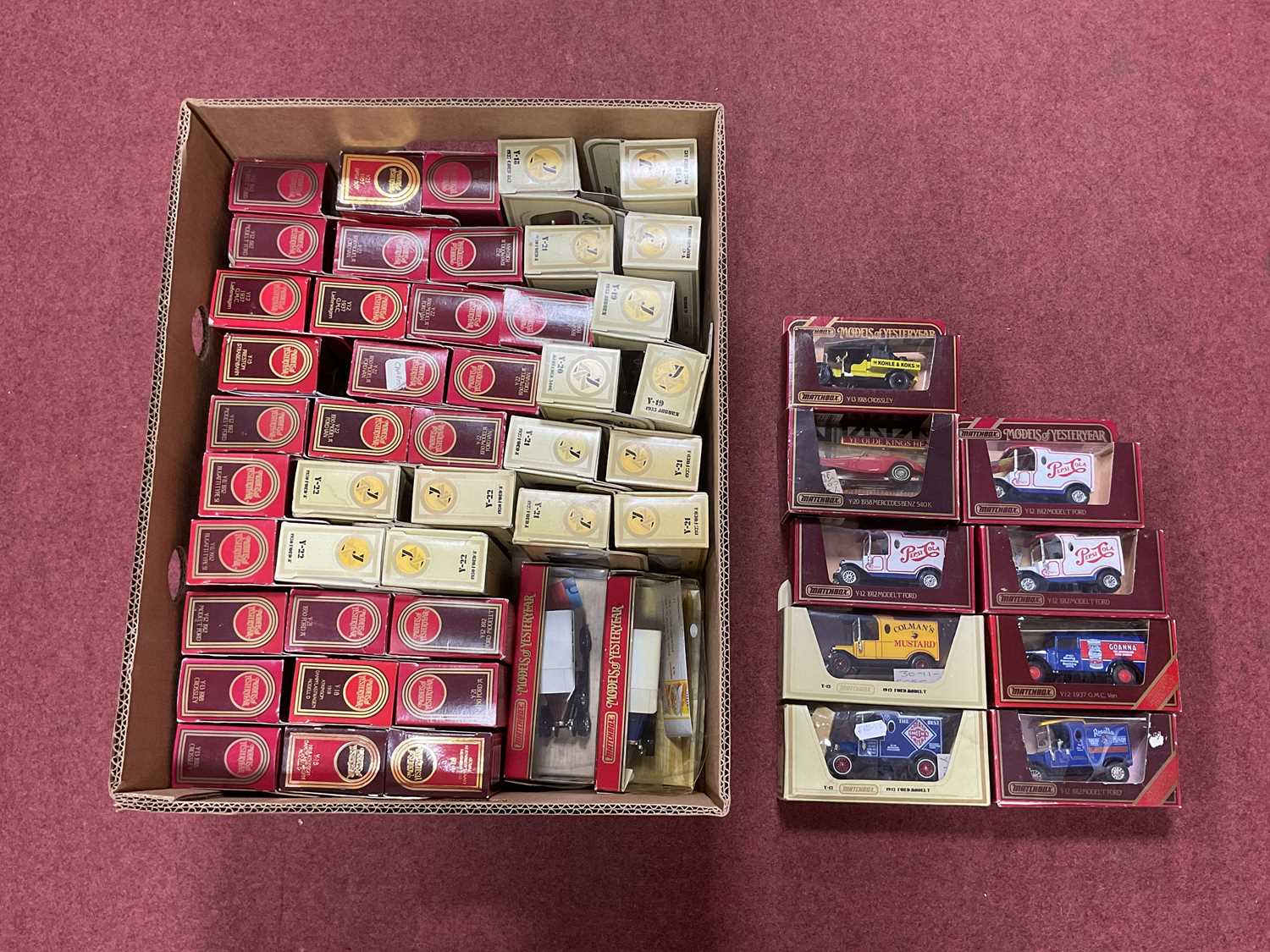 Lot 350 - Approximately Fifty Matchbox Diecast Models of...