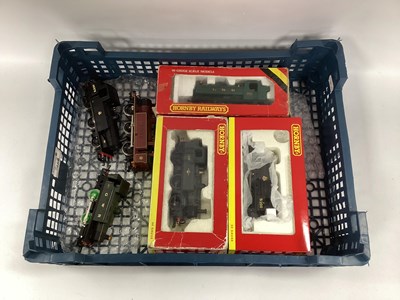 Lot 488 - Six Hornby 00 gauge tank engines: a boxed 14xx...
