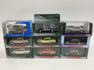 Lot 763 - Nine Corgi, Lledo Vanguards 1:43rd scale...