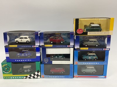 Lot 618 - Ten 1:43rd scale diecast model Minis by Corgi,...