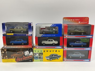 Lot 613 - Nine 1:43rd scale diecast model Vauxhall Viva...