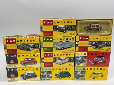 Lot 786 - Ten Vanguards 1:43rd scale diecast model Minis...