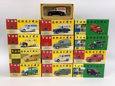 Lot 672 - Twelve Lledo Vanguards 1:43rd scale diecast...