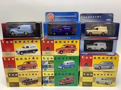 Lot 753 - Twelve Corgi, Lledo Vanguards 1:43rd scale...