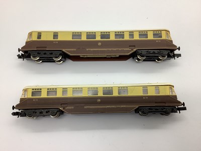 Lot 812 - Two Graham Farish N gauge GWR diesel railcars...