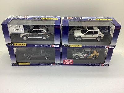 Lot 930 - Four Corgi Vanguards 1:43rd scale diecast...