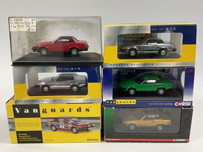 Lot 622 - Six Corgi Vanguards 1:43rd scale diecast model...