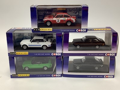 Lot 714 - Five Corgi Vanguards 1:43rd scale diecast...