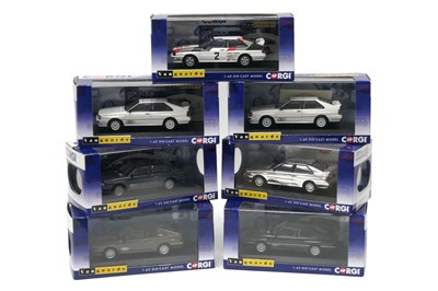 Lot 707 - Seven Corgi Vanguards 1:43rd scale diecast...