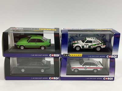 Lot 614 - Four Corgi Vanguards 1:43rd scale diecast...