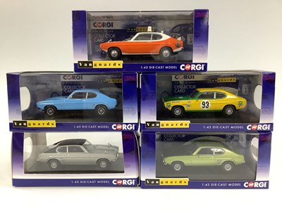 Lot 587 - Five Corgi Vanguards 1:43rd scale diecast...
