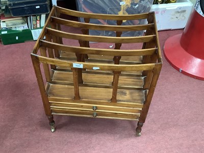 Lot 1637 - A Post War Mahogany Music Canterbury on...