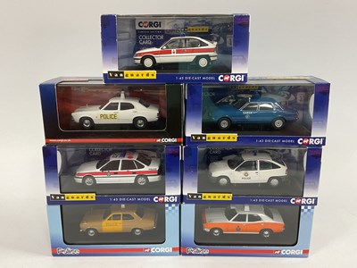 Lot 791 - Seven Corgi Vanguards, Drive Time 1:43rd scale...
