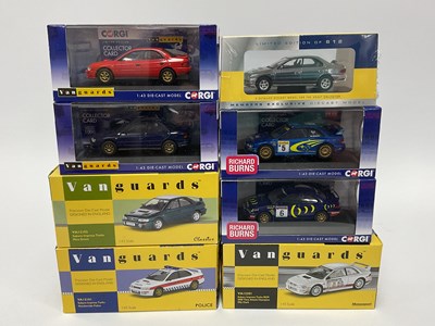 Lot 695 - Eight Corgi Vanguards 1:43rd scale diecast...