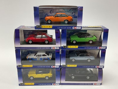 Lot 552 - Seven Corgi Vanguards 1:43rd scale diecast...