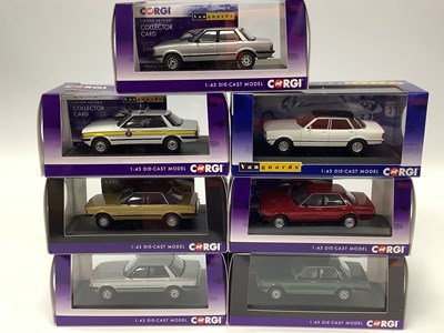Lot 721 - Seven Corgi Vanguards 1:43rd scale diecast...