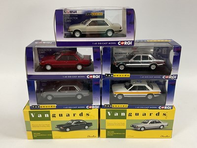 Lot 765 - Seven Corgi Vanguards 1:43rd scale diecast...