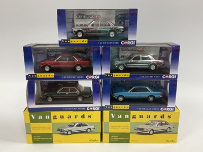 Lot 615 - Seven Corgi Vanguards 1:43rd scale diecast...