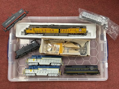 Lot 564 - Six 'HO' Gauge U.S.A. Outline Unboxed Diesel...
