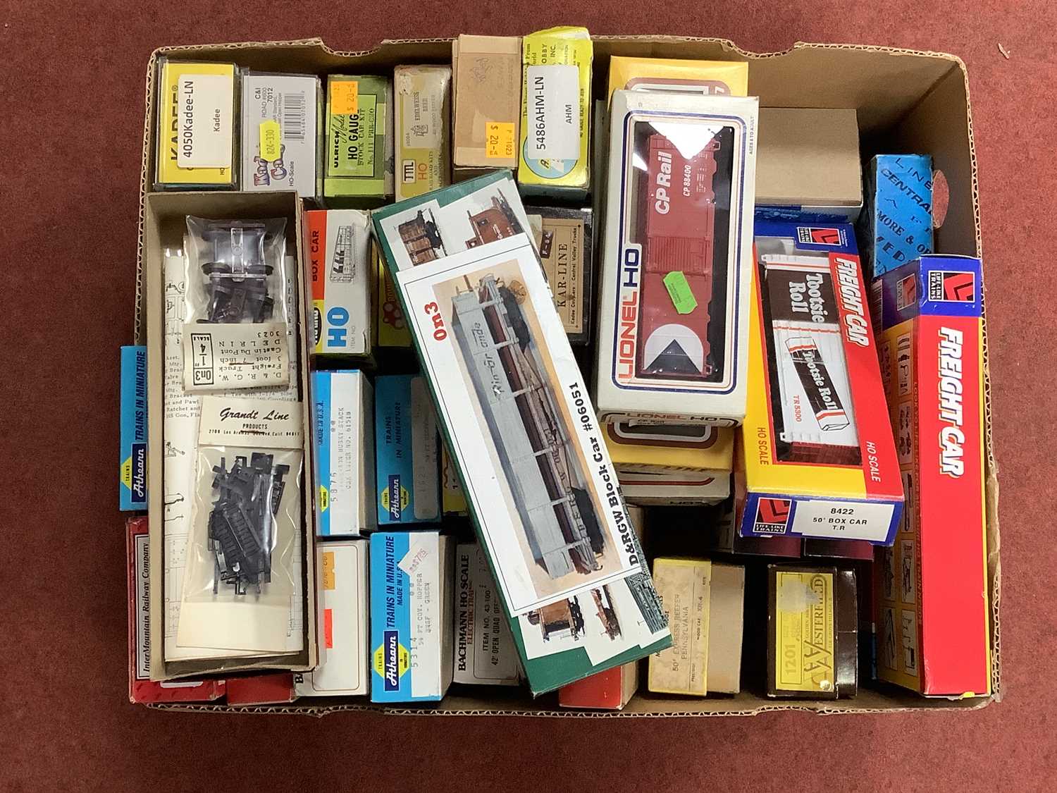 Lot 383 - Thirty Five Plus 'HO' Gauge Boxed Items of U.S....