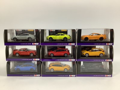 Lot 599 - Nine Corgi Vanguards 1:43rd scale diecast...