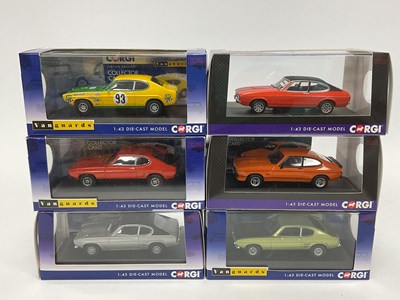 Lot 694 - Six Corgi Vanguards 1:43rd scale diecast model...