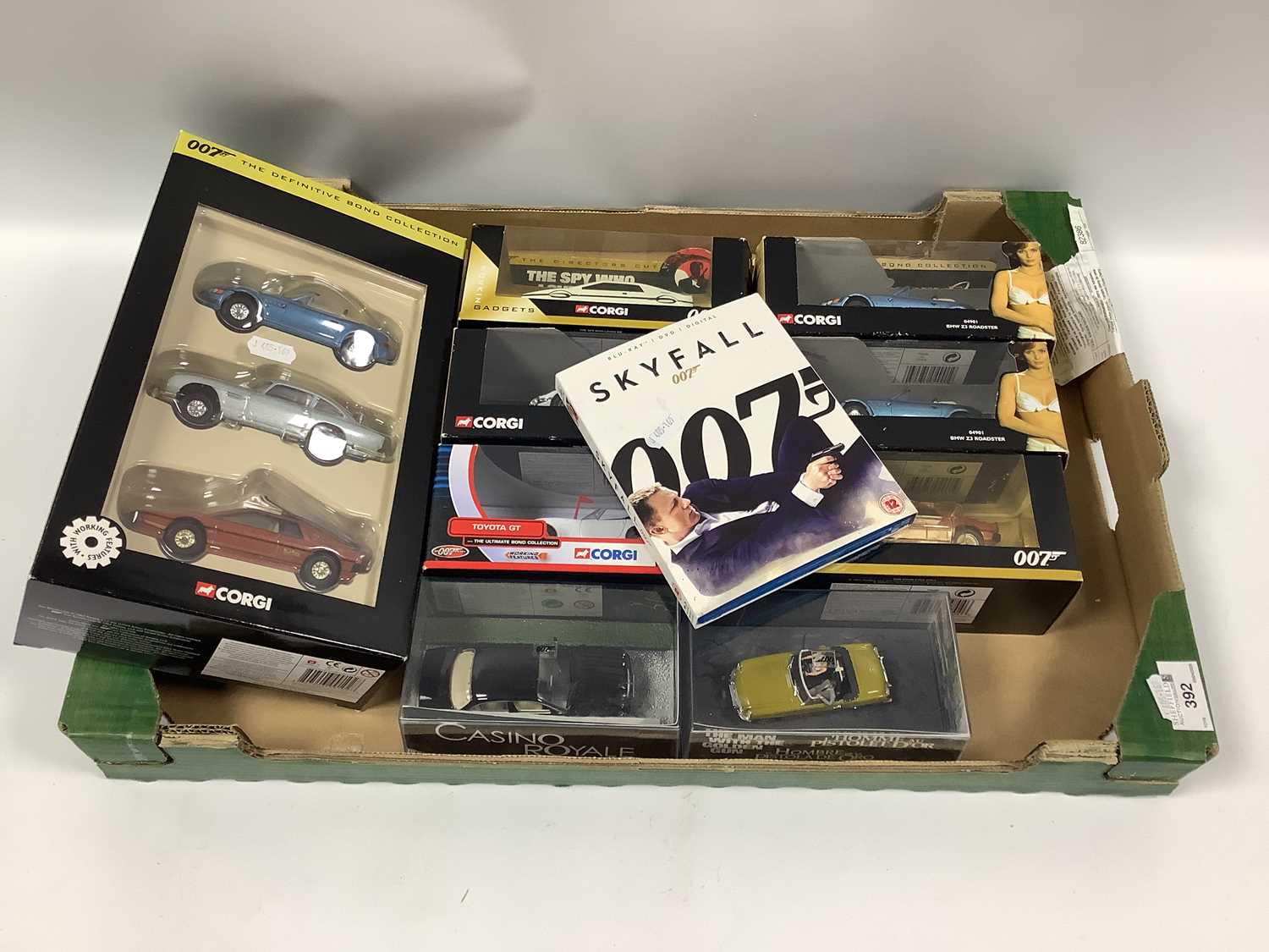 Lot 392 - Eleven James Bond 007 Themed Diecast Model...